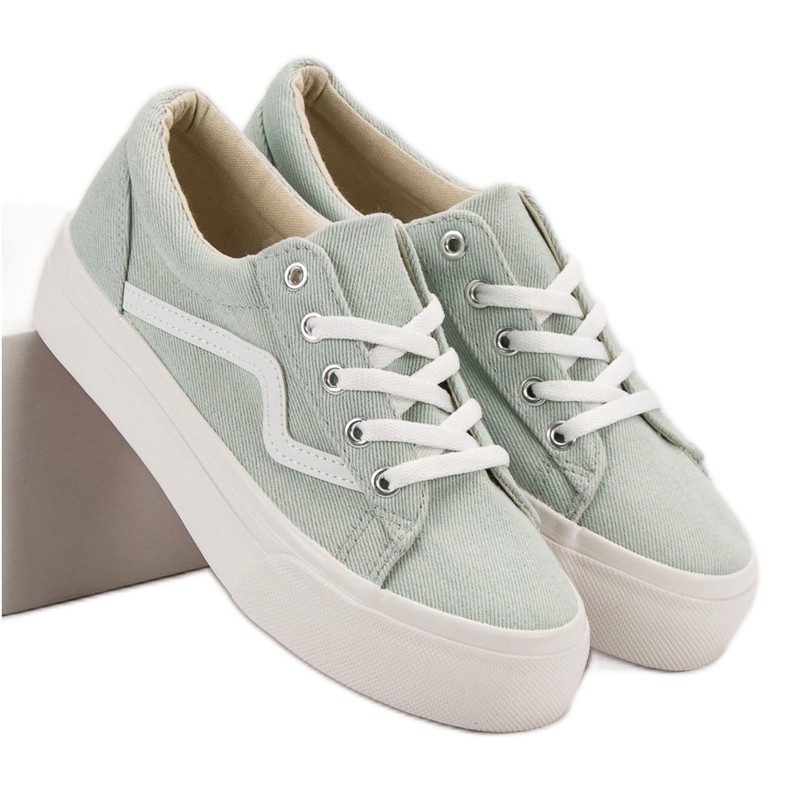 Kylie Modne zelene tenisice zelena