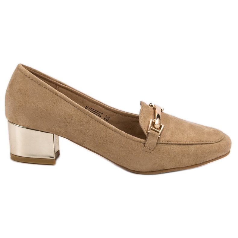 Kylie Natikače s visokim potpeticama smeđa