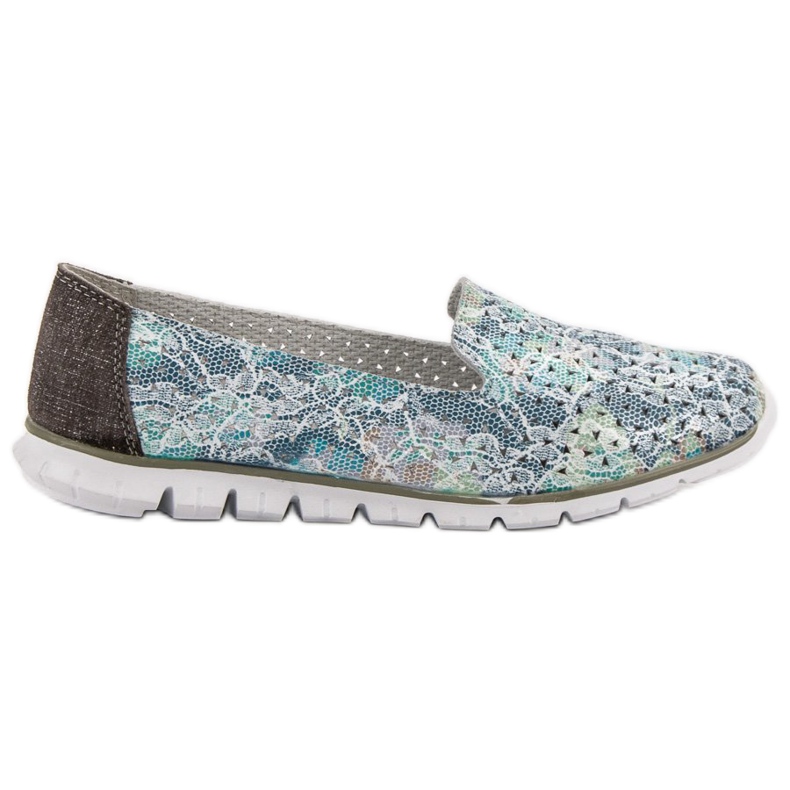 Filippo Modni kožni lordovi siva