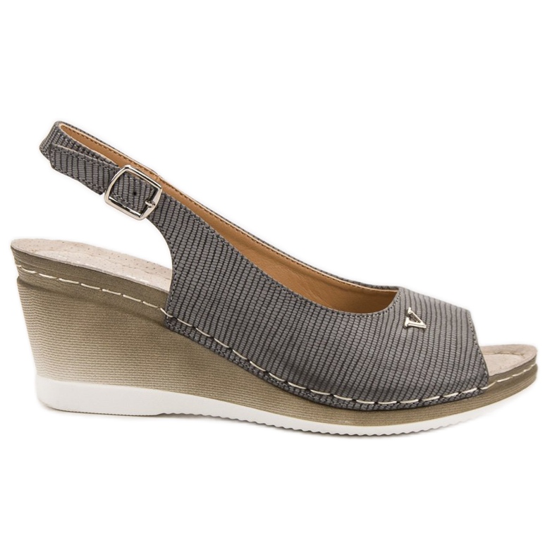 Sive VINCEZA sandale siva