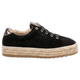 Seastar Vezane espadrile crna