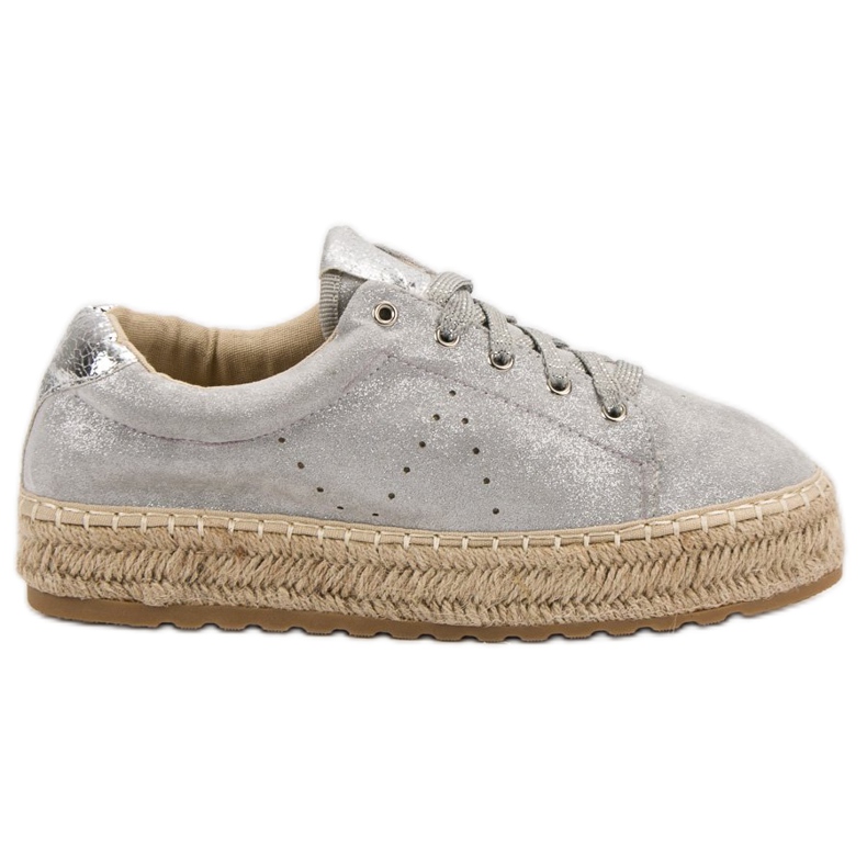 Seastar Vezane espadrile siva