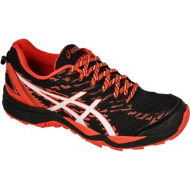 Patike za trčanje Asics Gel-FujiTrabuco 5 M T6J0N-9023 crna narančasta
