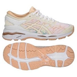 Cipele za trčanje Asics gel Kayano 24 Lite Show W T8A9N-0101 bijela višebojan ružičasta