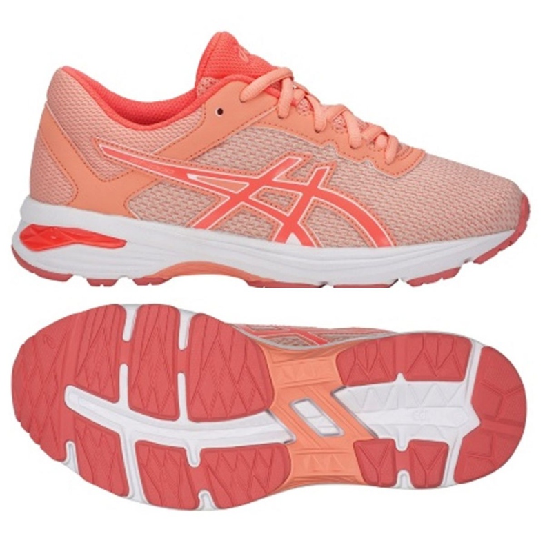 Patike za trčanje Asics Gt 1000 6 Gs W C740N-9506 raznobojna ružičasta