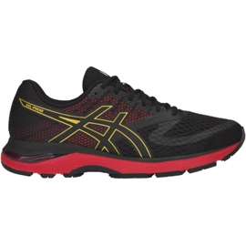 Patike za trčanje Asics Gel-Pulse 10 M 1011A604-001 crna crvena žuta boja
