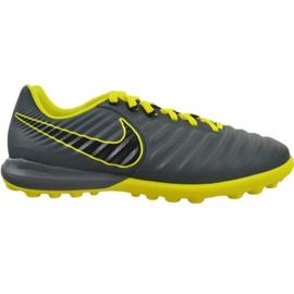 Nike Tiempo Lunar Legend X 7 Pro Tf M AH7249-070 nogometna cipela crna siva