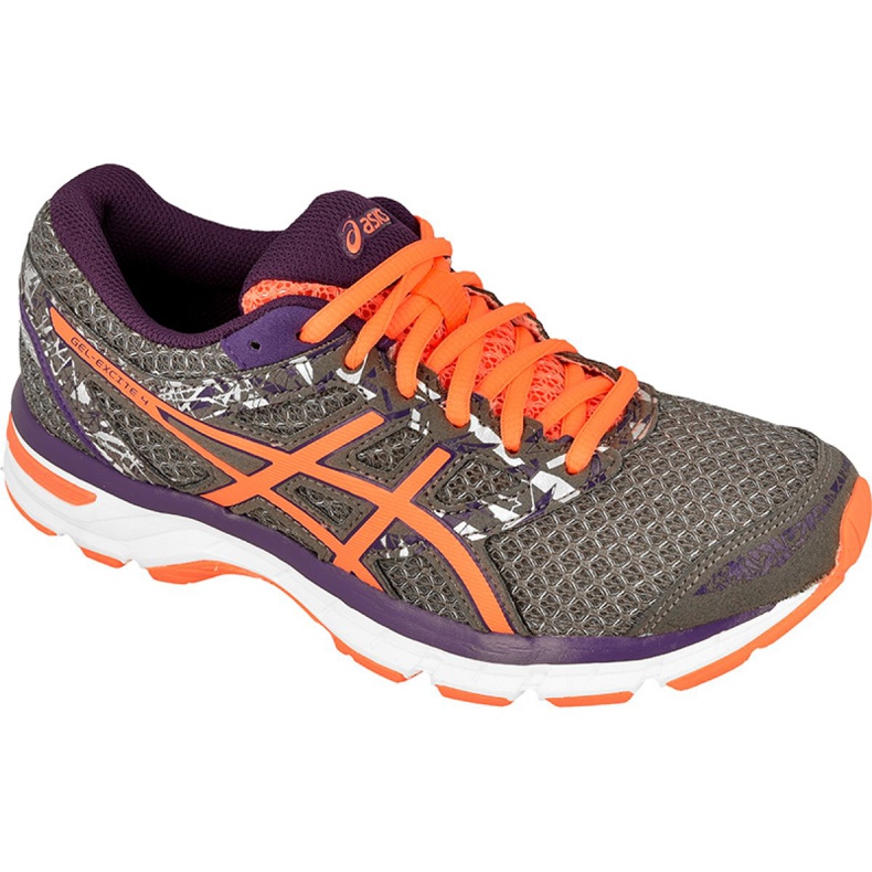 Patike za trčanje Asics Gel-Excite 4 W T6E8N-9606 ljubičasta naranča siva