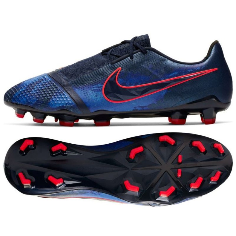 Nike nogometne cipele Phantom Venom Elite Fg M AO7540-440 mornarsko plava mornarsko plava