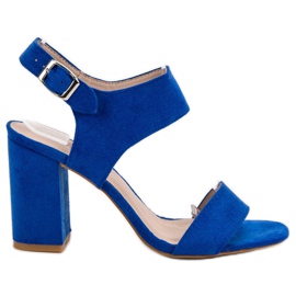 VINCEZA plave sandale plava