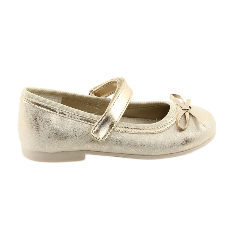 American Club Pumpe za balerine s lukom američkog kluba GC18 smeđa žuta boja