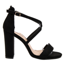 Seastar Elegantne crne sandale crna