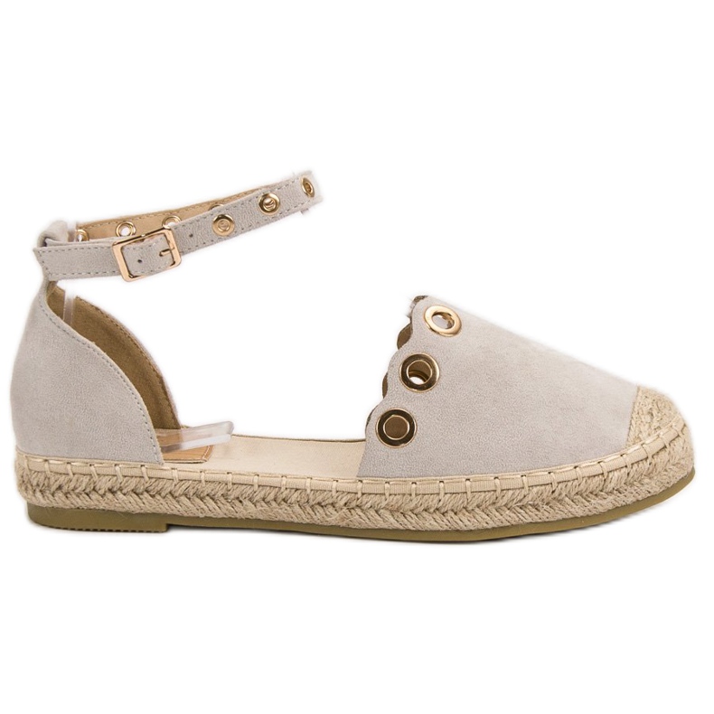 Forever Folie Sive espadrile siva