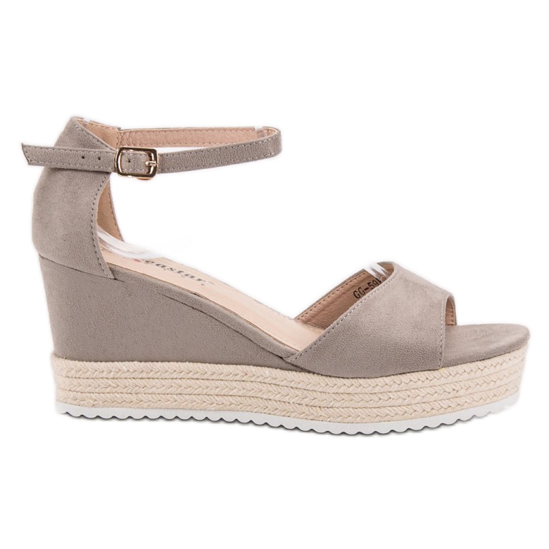 Seastar Sandale na sivi klin siva
