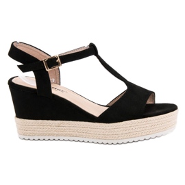 Seastar Crne espadrile sandale crna