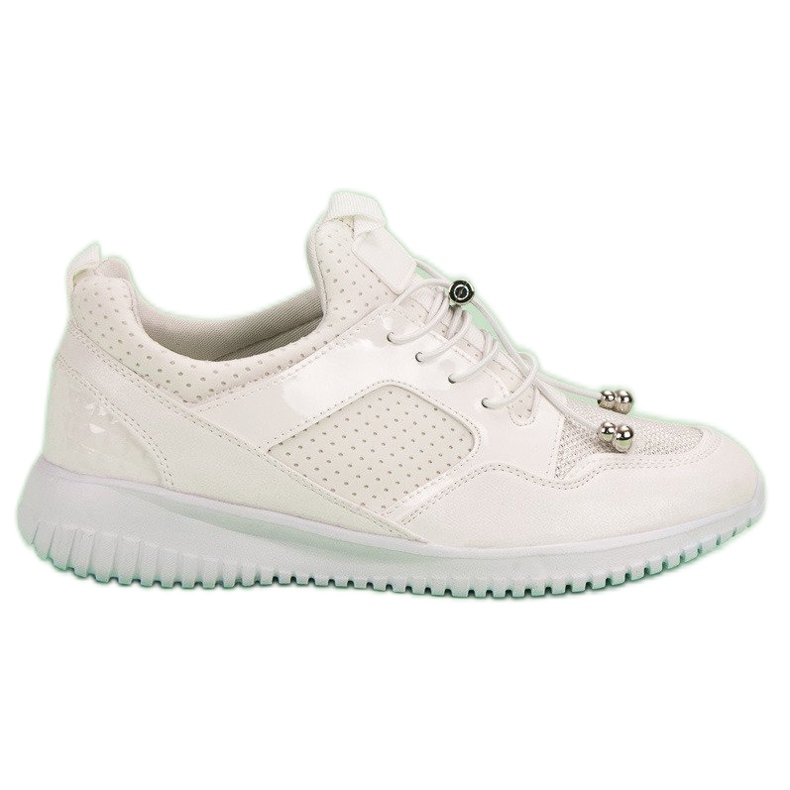 Sportske cipele s vezicom bijela