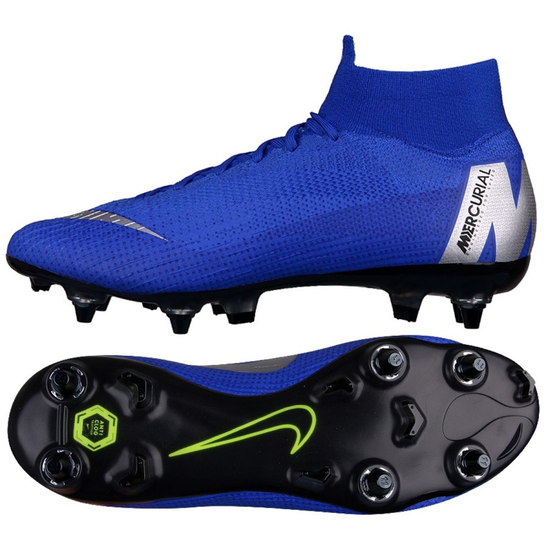 Nike nogometne cipele Mercurial Superfly 6 Elite SG-Pro M AH7366-400 plava plava