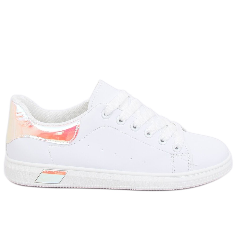 Bijele holografske tenisice BL147NEW Champagne bijela