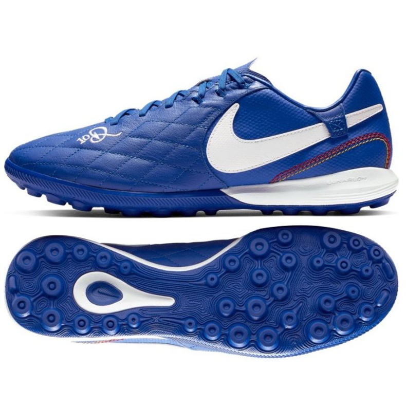 Nike Tiempo Lunar LegendX 7 Pro 10R Tf M AQ2212-410 nogometne cipele plava plava
