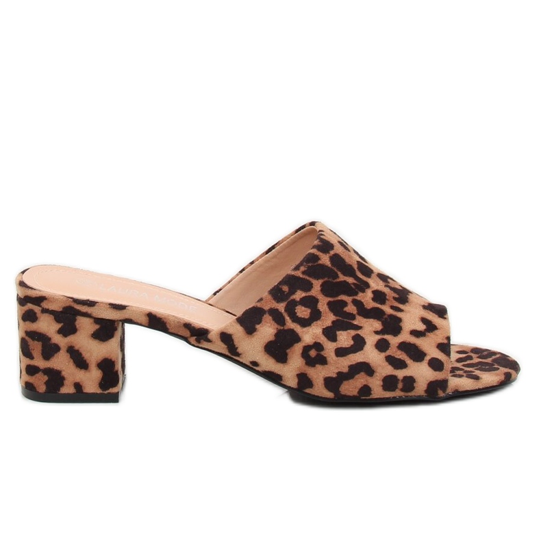 Leopard s visokim potpeticama QL-89 Leopard smeđa