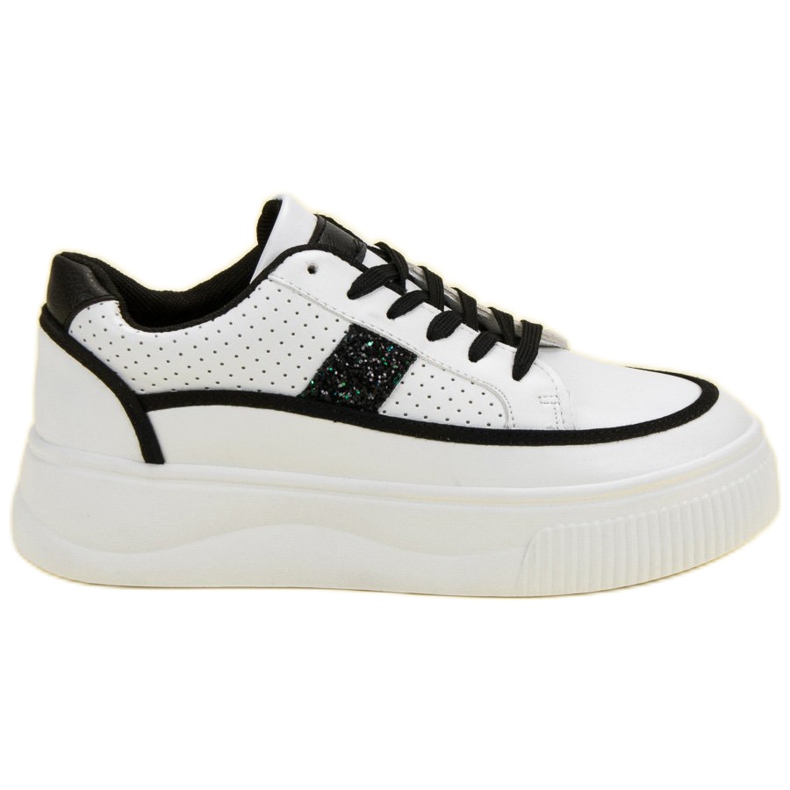 Bijele puzavice sa sjajem bijela