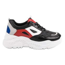 Tenisice na platformi crna