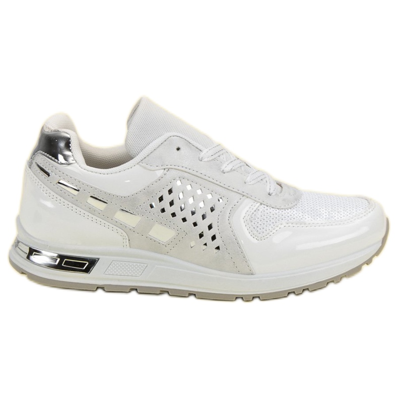 Sportska obuća sa šljokicama bijela