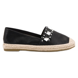 Bestelle Crne espadrile s klinovima crna