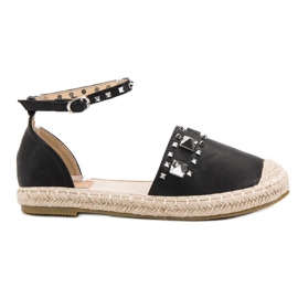 Bestelle Espadrile Black Rock crna