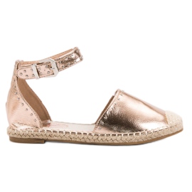 Best Shoes Espadrile sa mlaznicama žuta boja