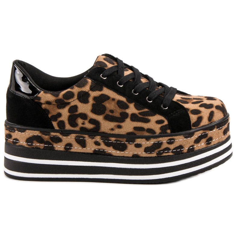 Weide Tenisice na platformi smeđa