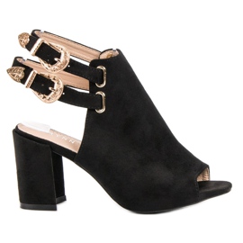 Erynn Elegantne sandale crna
