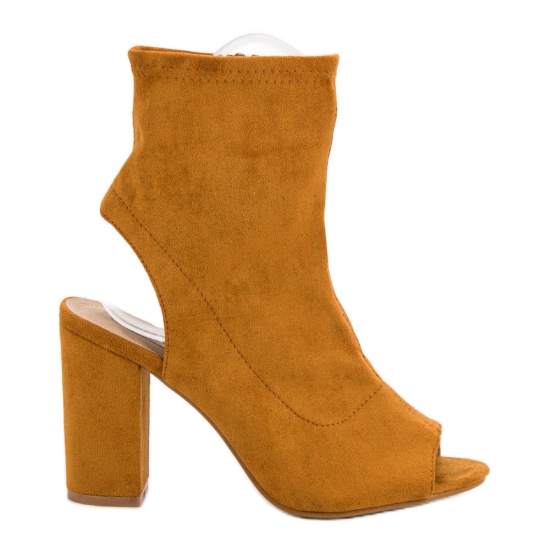 Nio Nio Senf s čizmama s otvorenim prstima žuta boja