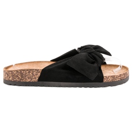 Anesia Paris Papuče od antilopa crna