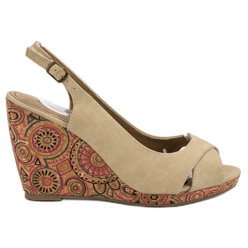 Corina Modne etno sandale smeđa