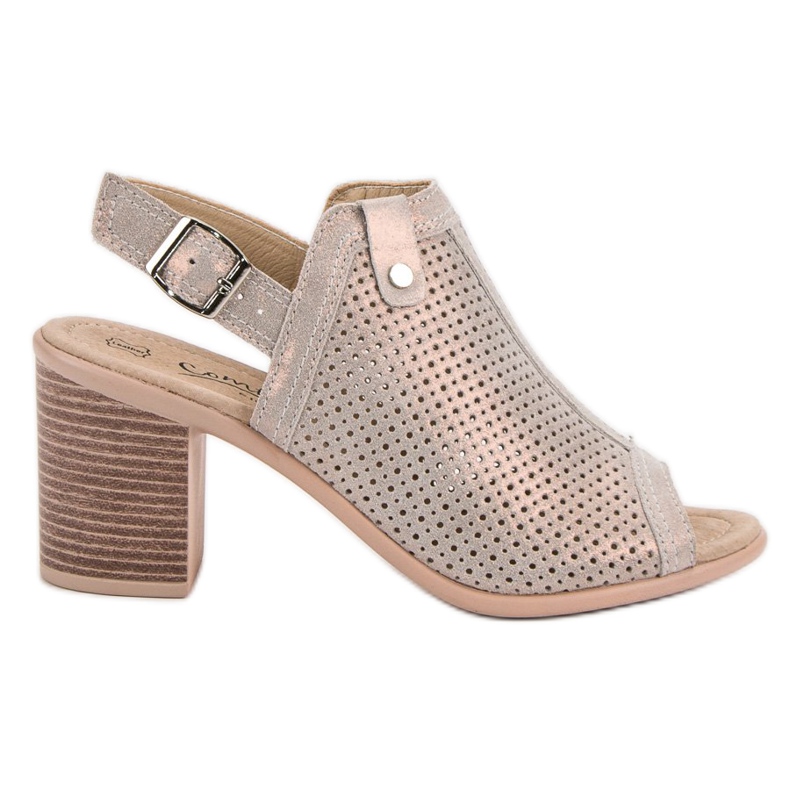 Filippo Sandale odjevene u kožu siva