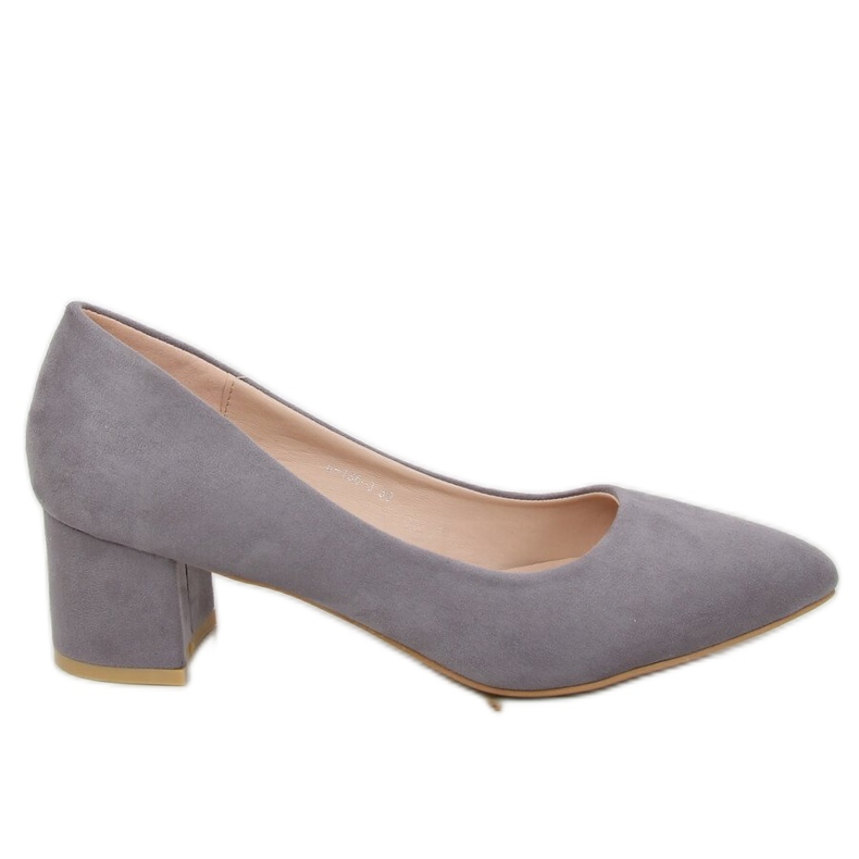 Siva Pumpa s niskim potpeticama siva G-136 Siva