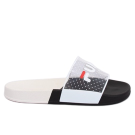 Crne Ženske crne papuče ZD807 Crne crna višebojan