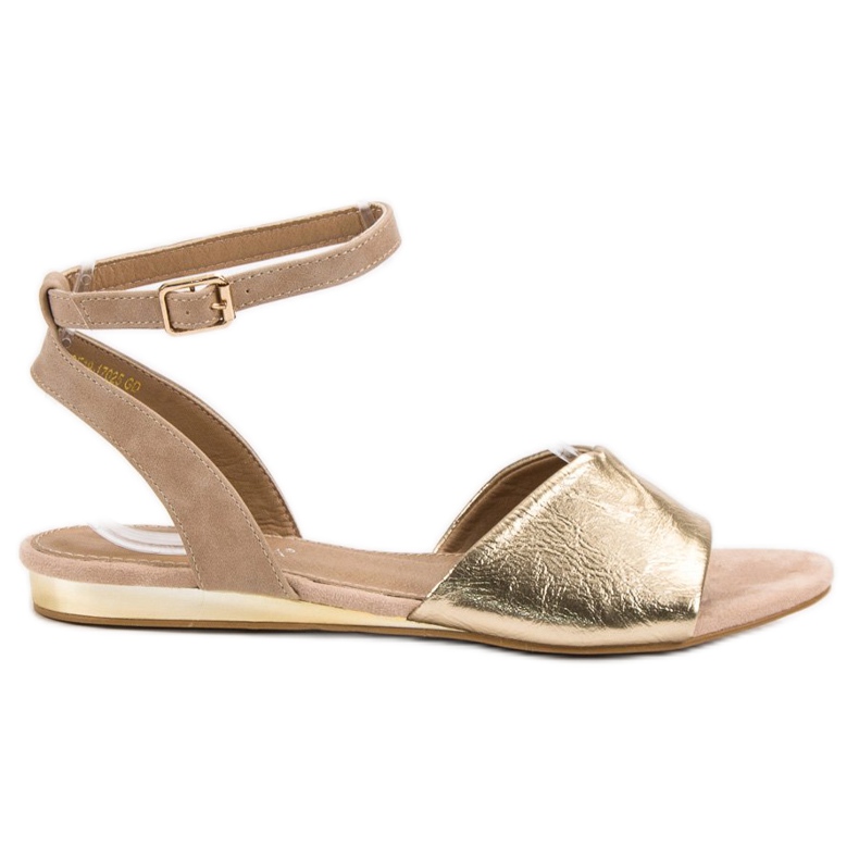 Ležerne Vinceza sandale žuta boja