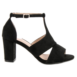Vinceza Crne sandale crna