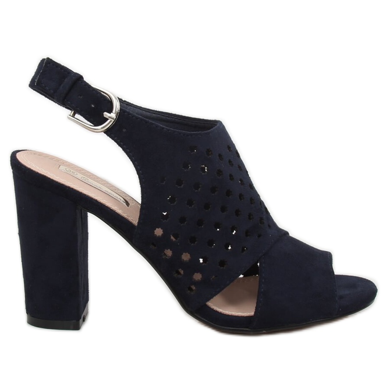 Tamnoplave ažur sandale WED557 Azul mornarsko plava