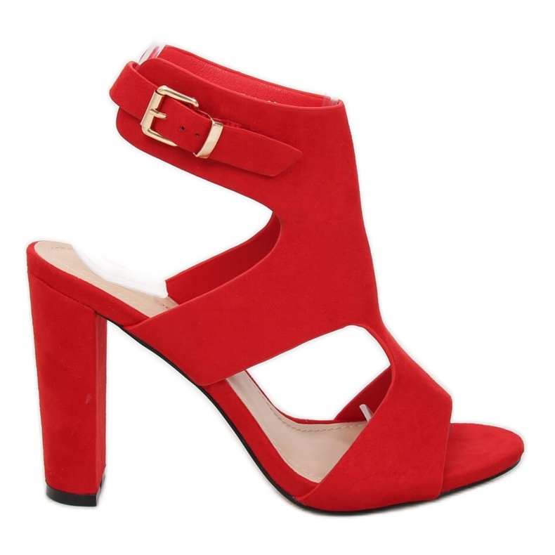 Crvene sandale na stupu J-8711 Crvene crvena