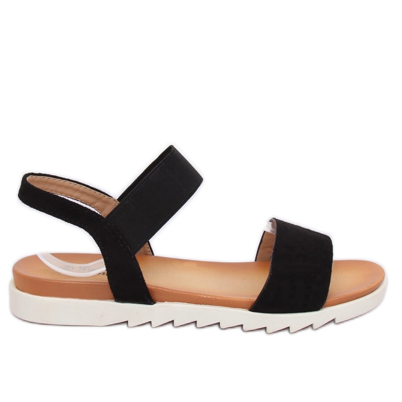 Crne ženske sandale 9001 Black crno