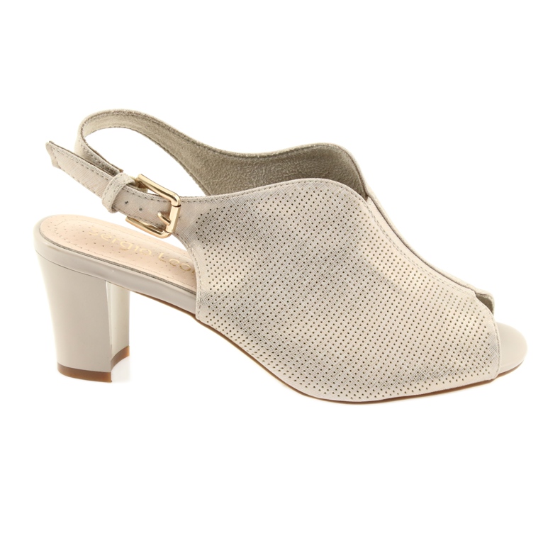 Sandale na stupu Sergio Leone 800 bež zlatna