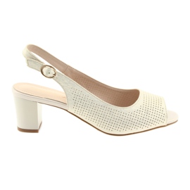 Sandale na postolju Sergio Leone 794 zlatne zlatna