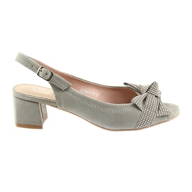 Sandale luk Filippo 788 siva / točkice