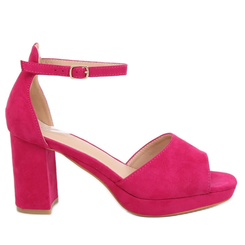 Sandale s visokom potpeticom Fuchsia 6952-GL Fushia ružičasta