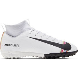 Nike Mercurial Superfly X 6 Academy Tf Jr AJ3112-109 nogometne cipele višebojan bijela
