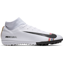 Nike Mercurial Superfly X 6 Academy Tf M AJ3568-109 nogometne cipele višebojan bijela