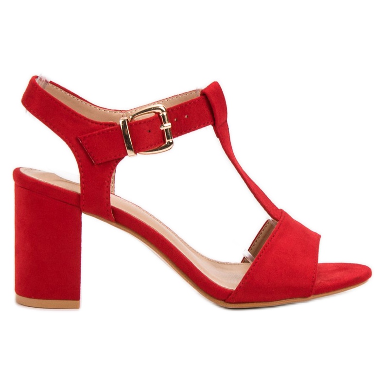 Anesia Paris Crvene sandale na šanku crvena